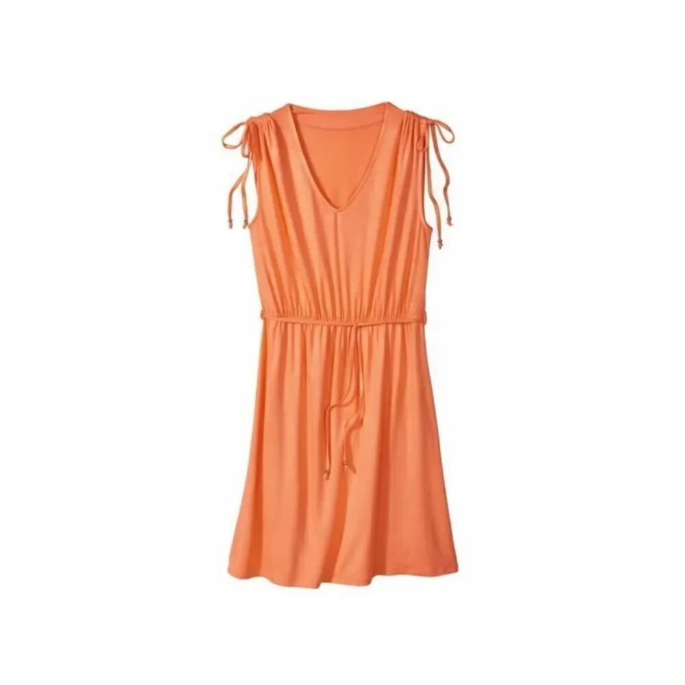 Womens European Esmara Sleeveless V Neck Shift Dress - Sz M